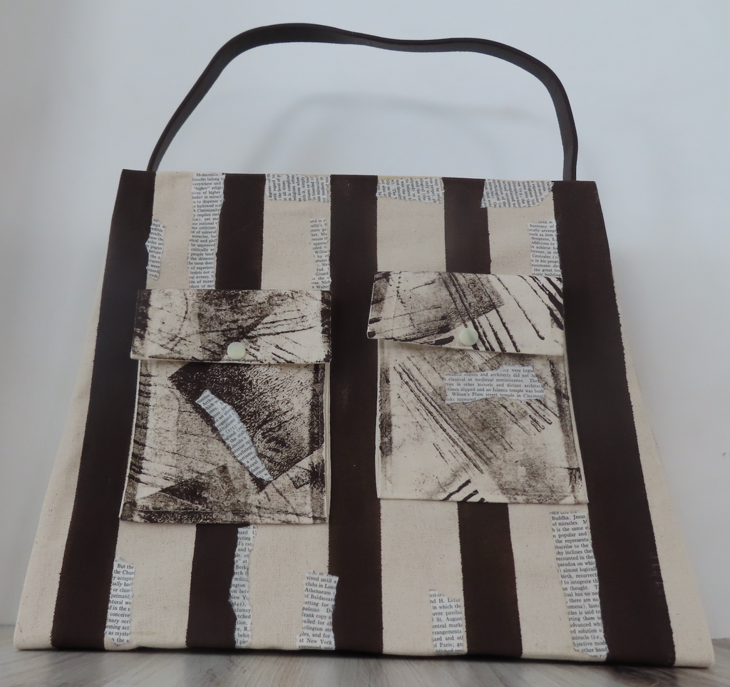 THE SOHO | Hand-Painted Mixed-Media Wearable Art Handbag