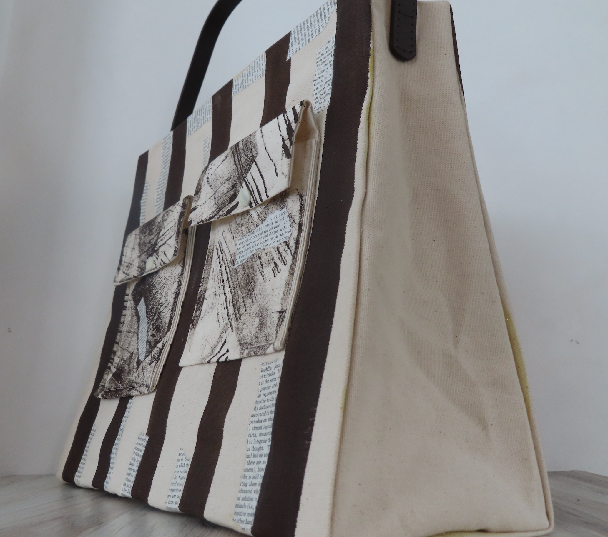 THE SOHO | Hand-Painted Mixed-Media Wearable Art Handbag