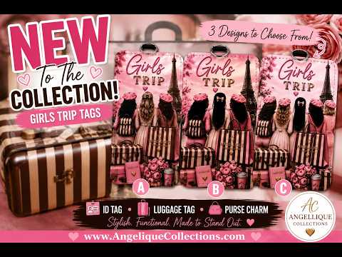 Girls Trip ID Tag | Luggage Tag | or Purse Charm
