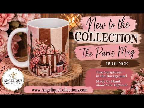 The Paris Collection 15 oz. Mug | Angelique Collections